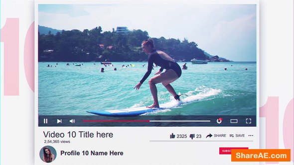 Videohive Top 10 YouTube Videos