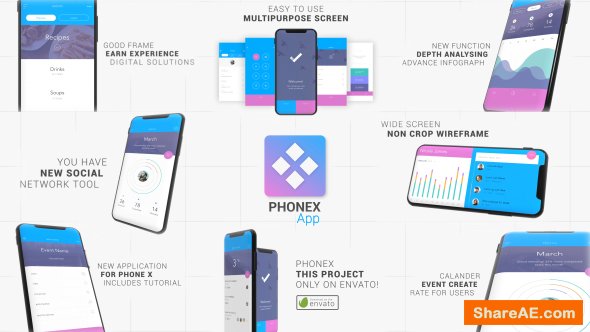 Videohive Phonex App Promo Kit