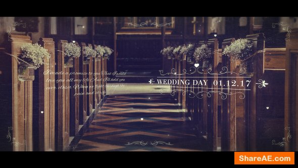 Videohive Wedding Parallax Slideshow 21011978