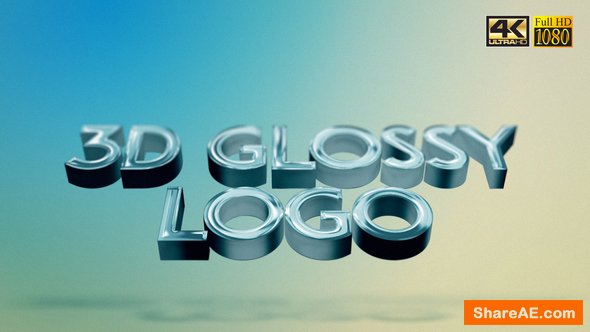 Videohive 3D Glossy Logo