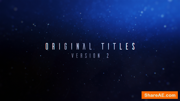 Videohive Original Titles V2
