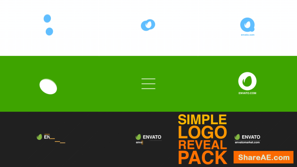 Videohive Simple Logo Reveal Pack