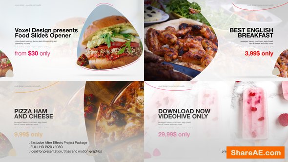 Videohive Food Product Opener