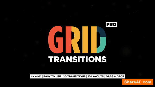 Videohive Grid Transitions