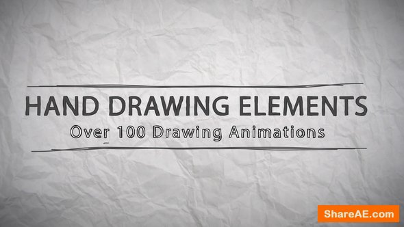Videohive Hand Drawing Elements