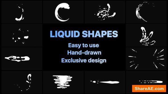 Videohive Dynamic Liquid Shapes