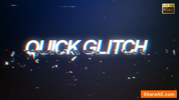 Videohive Quick Glitch