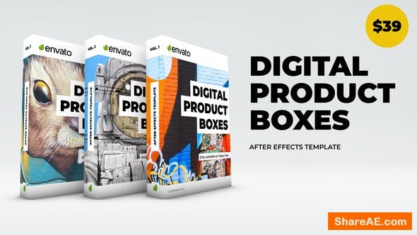 Videohive Digital Product Boxes