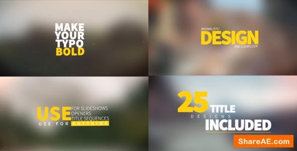Videohive Titles Collection