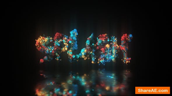 Videohive Glow Particle Logo