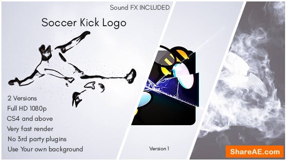 Videohive Soccer Kick Logo