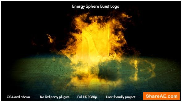 Videohive Energy Sphere Burst Logo