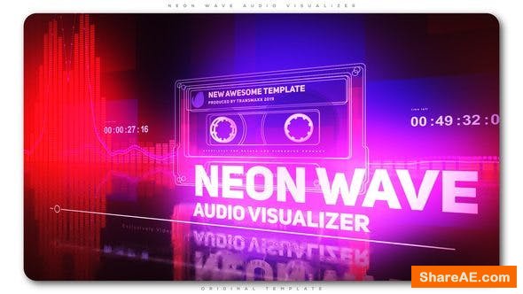 Videohive Neon Wave Audio Visualizer