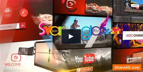 Videohive Youtube Action Intro