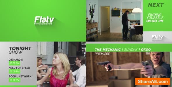 Videohive Flat Broadcast Pack 6232041