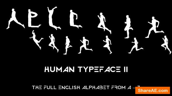 Videohive Human Typeface II