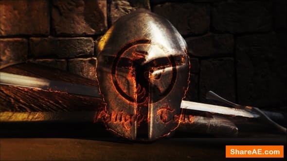 Videohive Knight Tale Ancient Logo Reveal