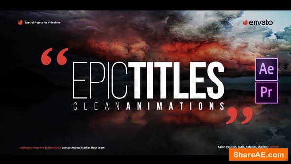 Videohive Epic Titles 2.0