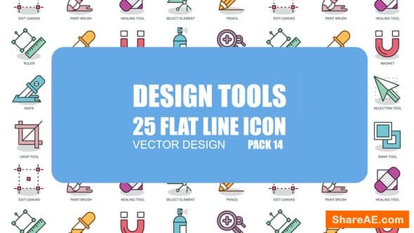 Videohive Design Tools - Flat Animation Icons