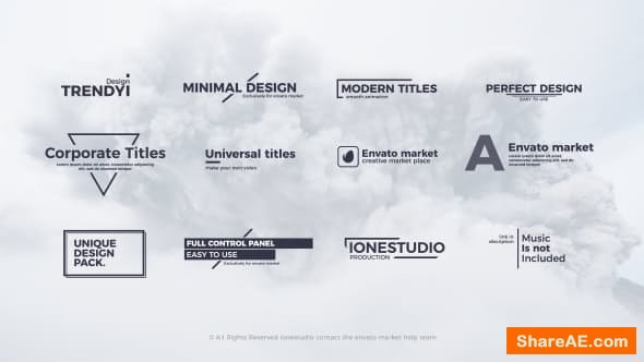 Videohive Clean Titles 20230052