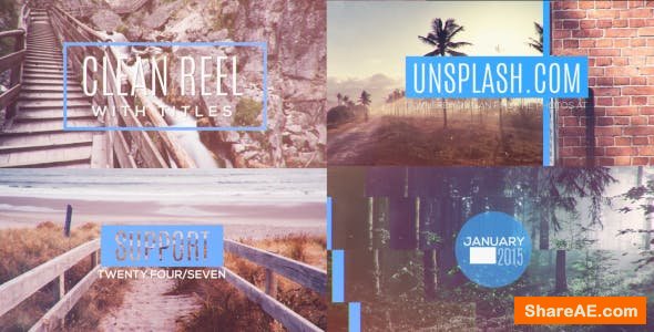 Videohive Photo Reel With Titles