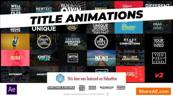 Videohive Title Animations