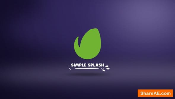 Videohive Simple Splash Logo