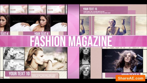 Videohive Fashion Magazine (Dynamic Slideshow)