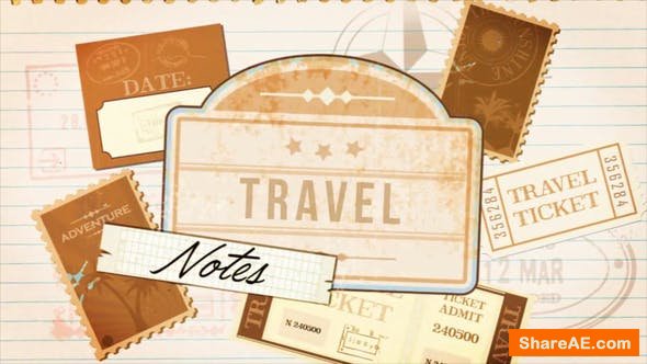 Videohive Travel Notes