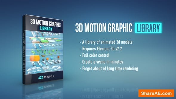 Videohive 3D Motion Graphic Library