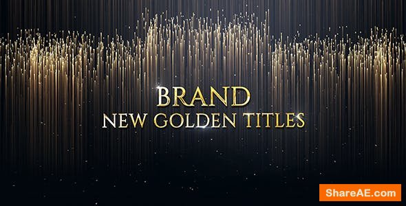 Videohive Luxury Golden Titles 20246813