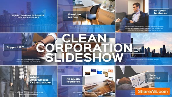 Videohive Clean Corporate Slideshow 19493575
