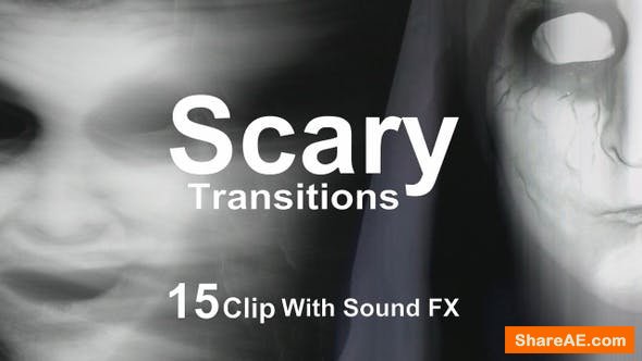 Videohive Scary Transitions - Motion Graphics