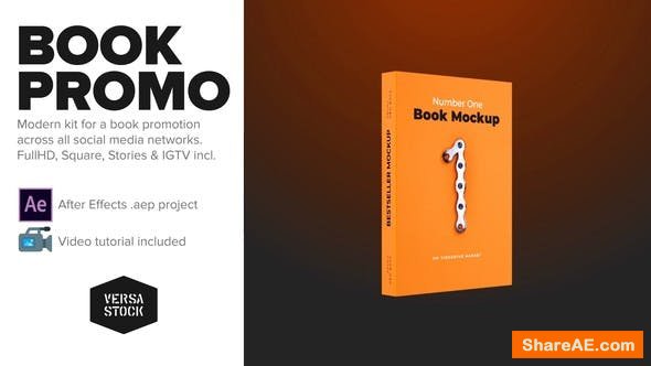 Videohive Book Social Media Promo Kit