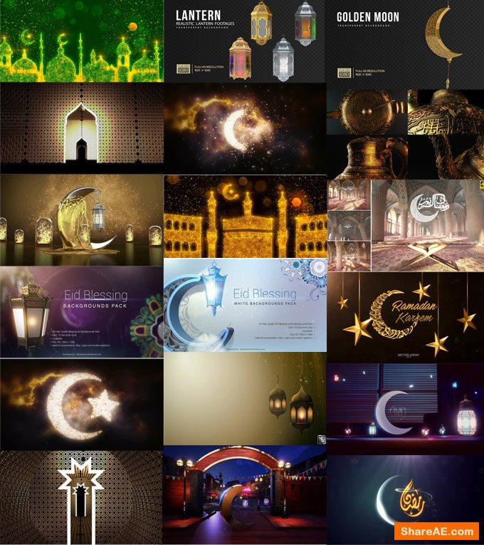 Ramadan Bundle After Effects And Motion Background (2019)