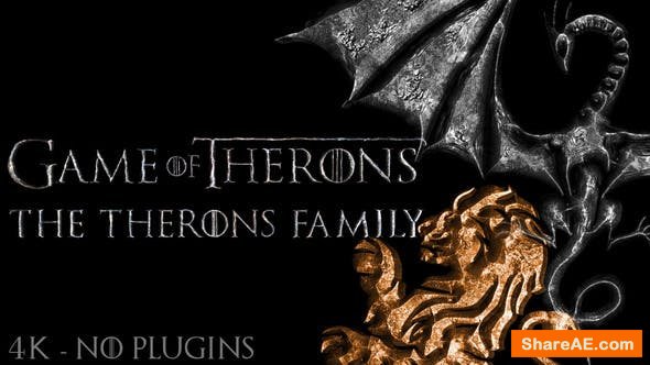 Videohive Game of Medieval Thrones Logo, Title Reveal