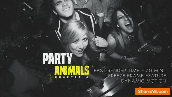 Videohive Project Party Animals 4