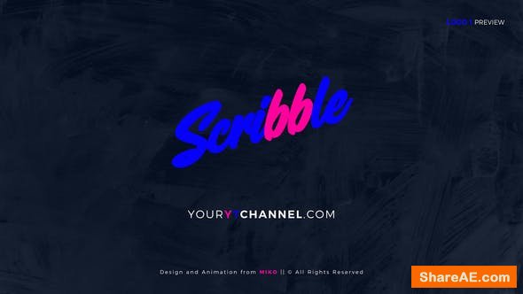 Videohive Scribble Logo Openers