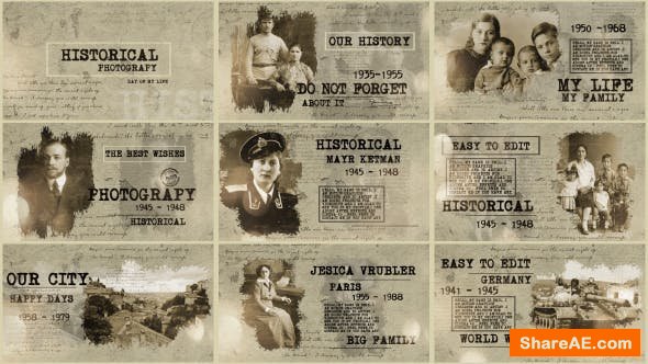 Videohive Historical Photography