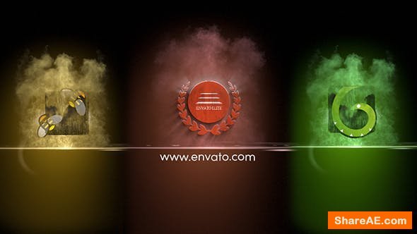 Videohive Colorful Particles Logo Reveal