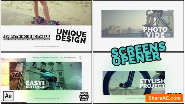 Videohive Screens Opener