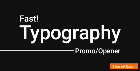 Videohive ZenX - Fast Typography Promo