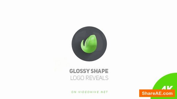 Videohive Glossy Shape Logo Reveals