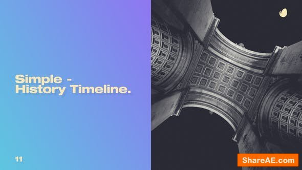 Videohive Simple History Timeline