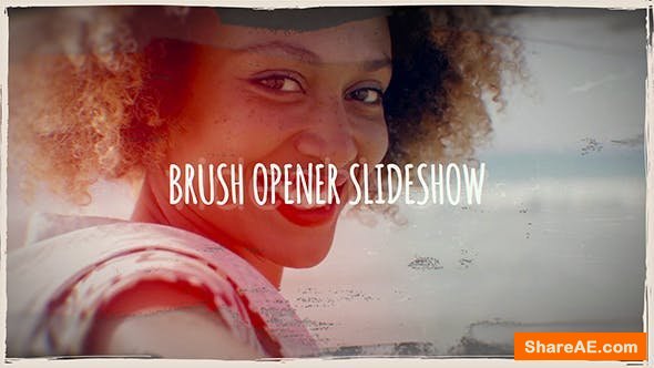 Videohive Brush Opener Slideshow