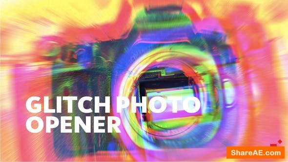 Videohive Glitch Photo Opener  - Premiere Pro