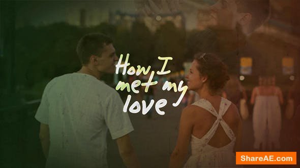 Videohive How I Met My Love - Slideshow
