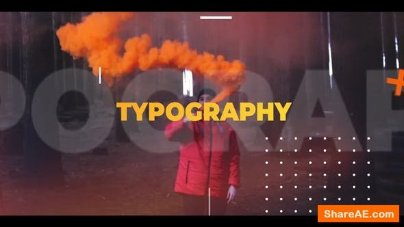 Videohive Typography Intro 22348639
