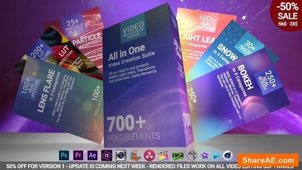 Videohive 700 Video Creation Suite V2 - Transition