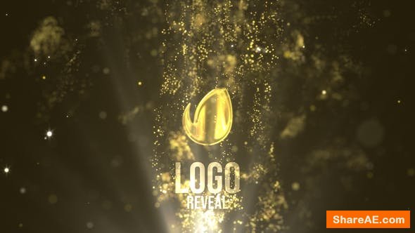 Videohive Fluid Gold Logo Reveal